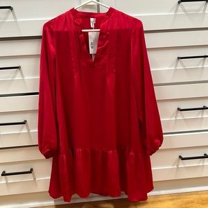 Glam Christmas red dress size small